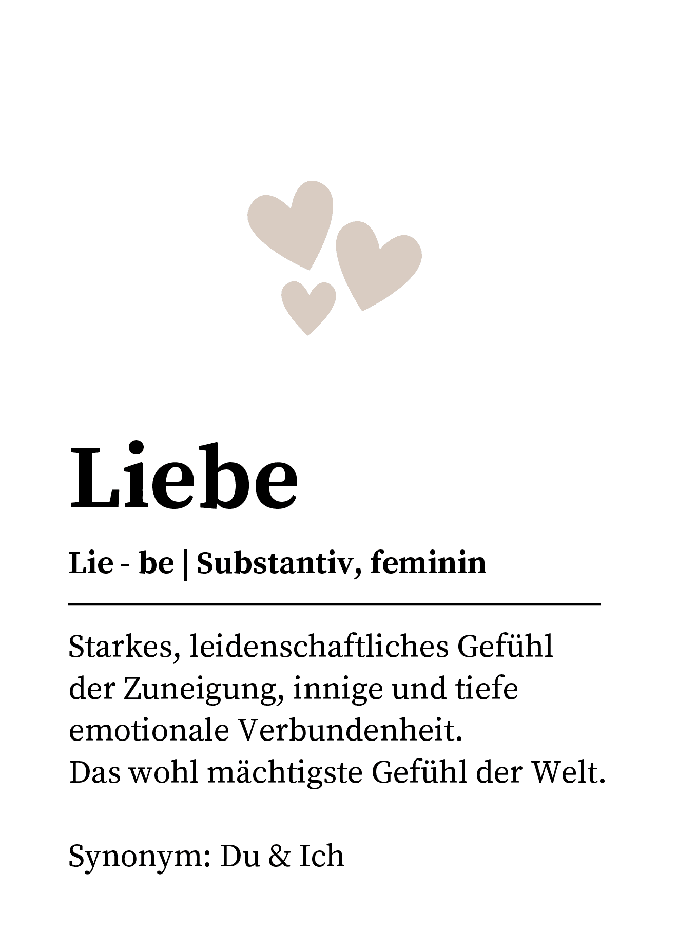 40++ Liebe sprueche fuer mama , Definition Liebe Poster &amp; Wandbilder aus Sprüche &amp; Persönliches